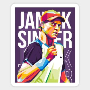 jannik sinner Sticker